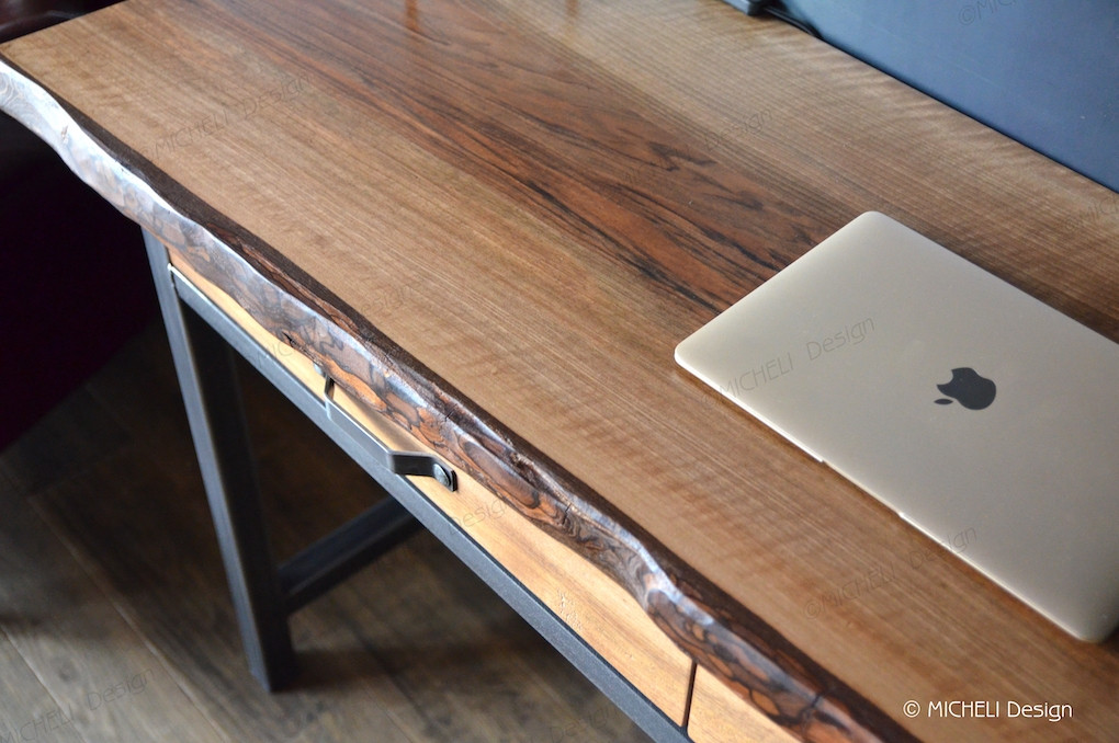 Plateau supérieur en bois du Bureau d'Écriture sur Mesure Lucas - 191575